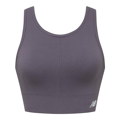 New Balance Damen Nahtloser Medium Impact High Neck Scoop Back Sport-BH mit herausnehmbaren Pads, Strata, XX-Large New Balance Damen Nahtloser Medium Impact High Neck Scoop Back Sport-BH mit herausnehmbaren Pads, Strata, XX-Large von New Balance