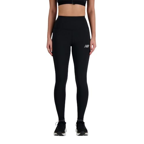 New Balance Damen Nb Sleek High Rise, 68,6 cm Leggings, Schwarz, M New Balance Damen Nb Sleek High Rise, 68,6 cm Leggings, Schwarz, M von New Balance