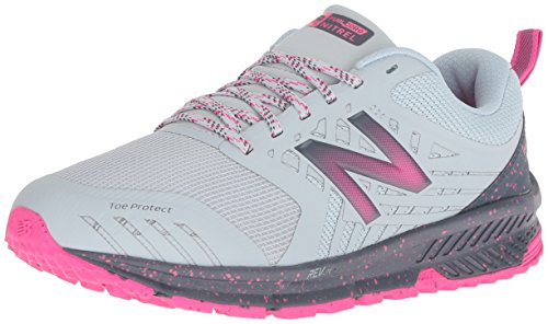 New Balance Damen Nitrel v1 Traillaufschuhe, Grau (Light Porcelain Blue/Gunmetal/Pink Glo Rl1), 40 EU von New Balance