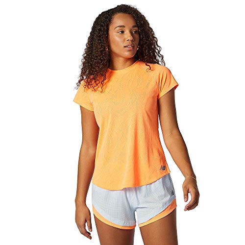 New Balance Q Speed Jacquard Short Sleeve Damen Gr. S von New Balance