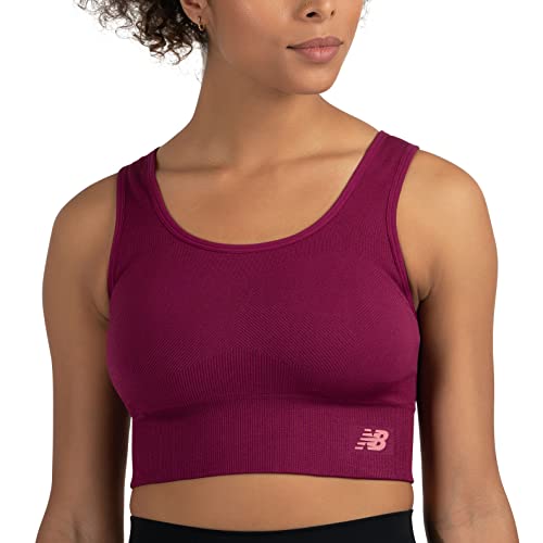 New Balance Damen Seamless MID Impact High Neck Longline Sport BH mit herausnehmbaren Pads, Deep Jeweled, XX-Large New Balance Damen Seamless MID Impact High Neck Longline Sport BH mit herausnehmbaren Pads, Deep Jeweled, XX-Large von New Balance