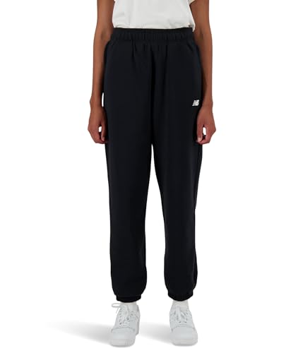 New Balance Damen Sport Essentials Fleece Jogger, Schwarz, Groß von New Balance