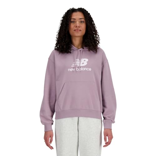 New Balance Damen Sport Essentials French Terry Logo Hoodie Sweatshirt, Eiswein, L New Balance Damen Sport Essentials French Terry Logo Hoodie Sweatshirt, Eiswein, L von New Balance