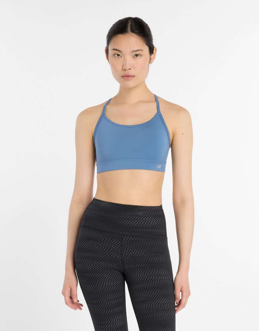 New Balance - Essential - Yoga-BH in Blau New Balance - Essential - Yoga-BH in Blau von New Balance