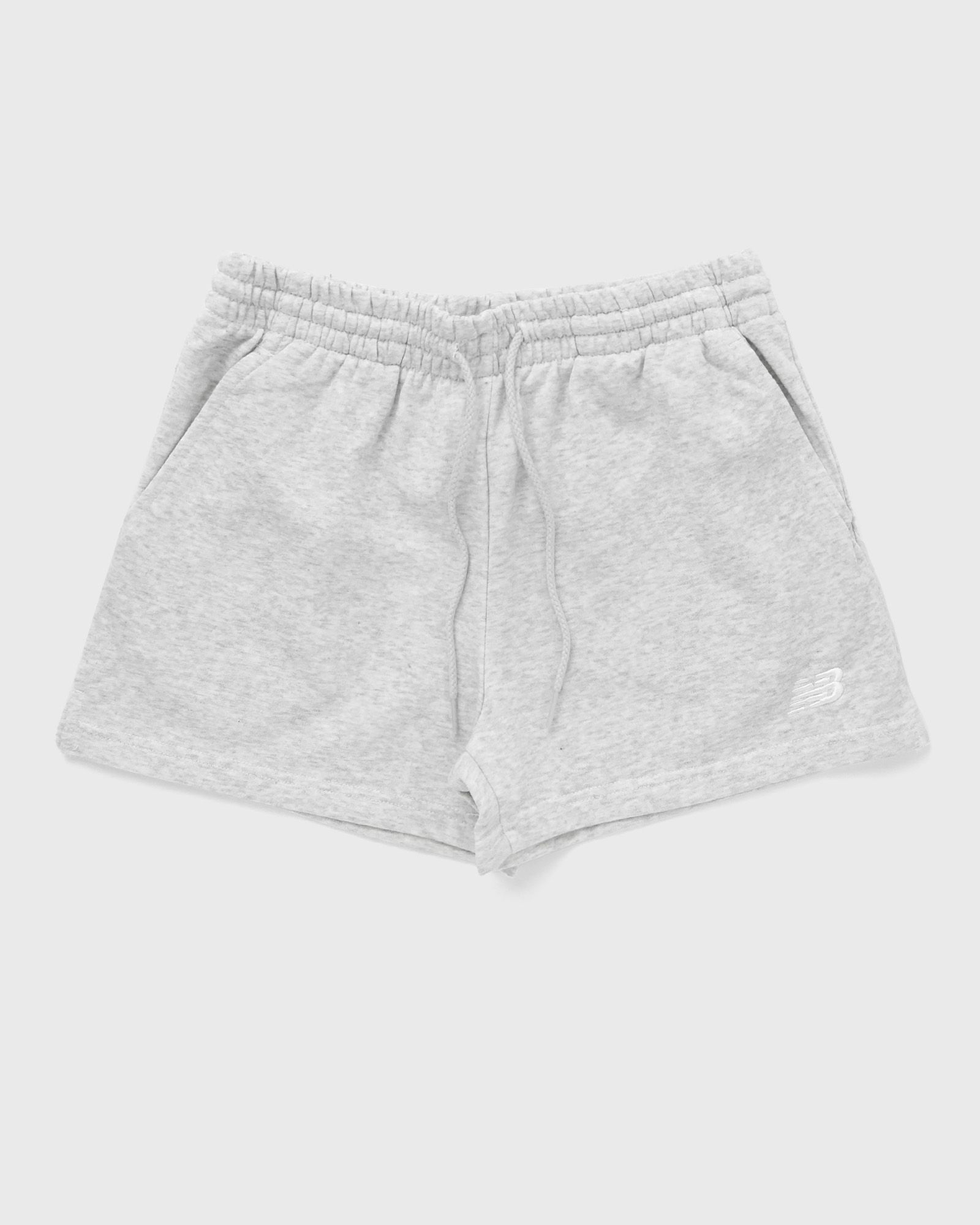 New Balance French Terry Short women Sport & Team Shorts grey in Größe:L von New Balance