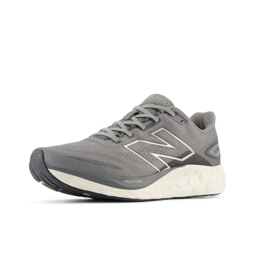New Balance Fresh Foam 680 V8 Herren-Laufschuh, Harbor Grey/Magnet/Dark Silver Metallic, 45.5 EU von New Balance
