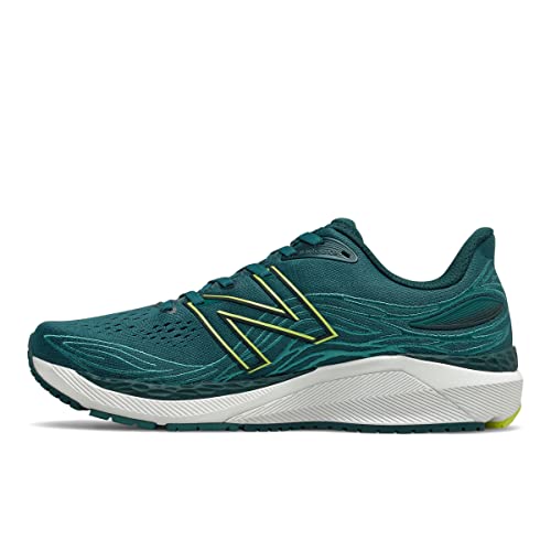 New Balance Fresh Foam 860v12 Herren-Laufschuh, Mountain Teal/Schwefelgelb., 41.5 EU von New Balance