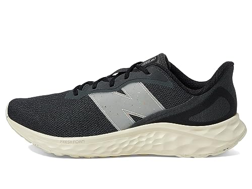 New Balance Fresh Foam Arishi V4 Herren-Laufschuh, Blacktop/Angora Fuzz, 45.5 EU Weit von New Balance