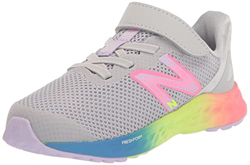 New Balance Fresh Foam Arishi v4 Bungee Lace with Hook and Loop Top Strap Sneaker, Grey, 43 EU von New Balance