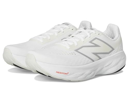 New Balance Fresh Foam X 1080 V14 Herren-Laufschuh, Weiß/Silber Metallic/Meersalz, 43 EU von New Balance
