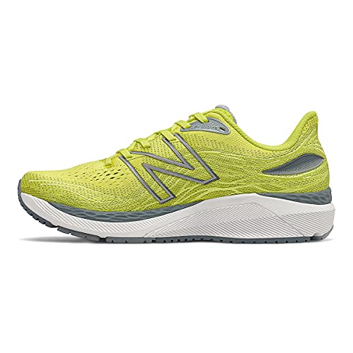 New Balance Fresh Foam X 860 V12 Running Shoe - Sulphur Yellow/Ocean Grey - 13 - Regular von New Balance