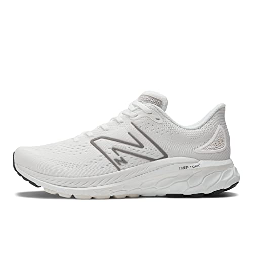 New Balance Fresh Foam X 860 V13 Herren Laufschuhe, Wei Silber Dunkel Metallic, 46.5 EU von New Balance