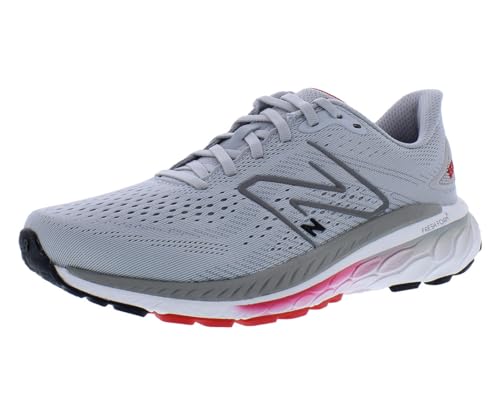 New Balance Fresh Foam X 860v13 Herrenschuhe, Grau/Rotgrau, 45 EU Weit von New Balance