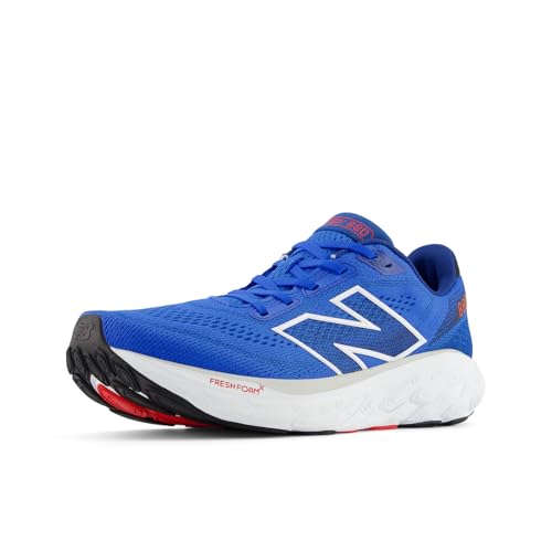 New Balance Men's Fresh Foam X 880 V14 Running Shoe, Blue Oasis/Atlantic Blue/True Red, 12.5 Wide von New Balance
