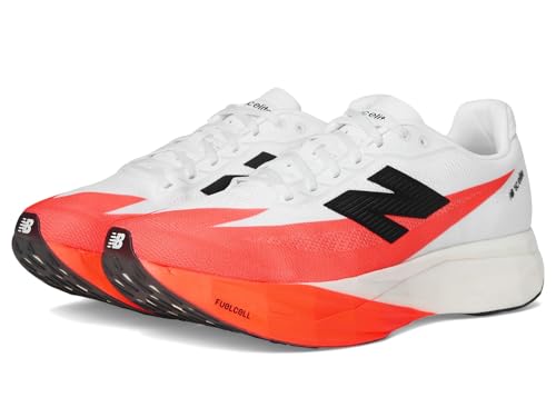 New Balance FuelCell Supercomp Elite V5 Herren-Laufschuh, Urgent Rot/Weiß/Schwarz, 42.5 EU von New Balance