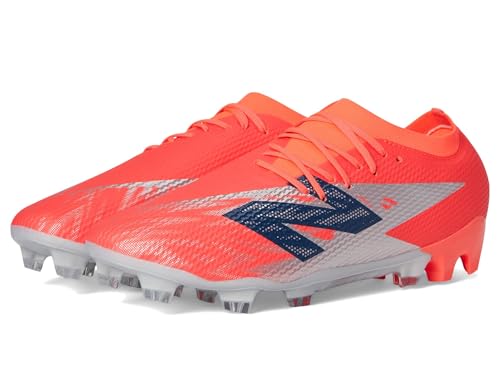 New Balance Furon Team Fg V8 Fußballschuh, Unisex, für Erwachsene, Energy Red/Nb Navy/Light Cyclone, 10.5 Women/9 Men von New Balance