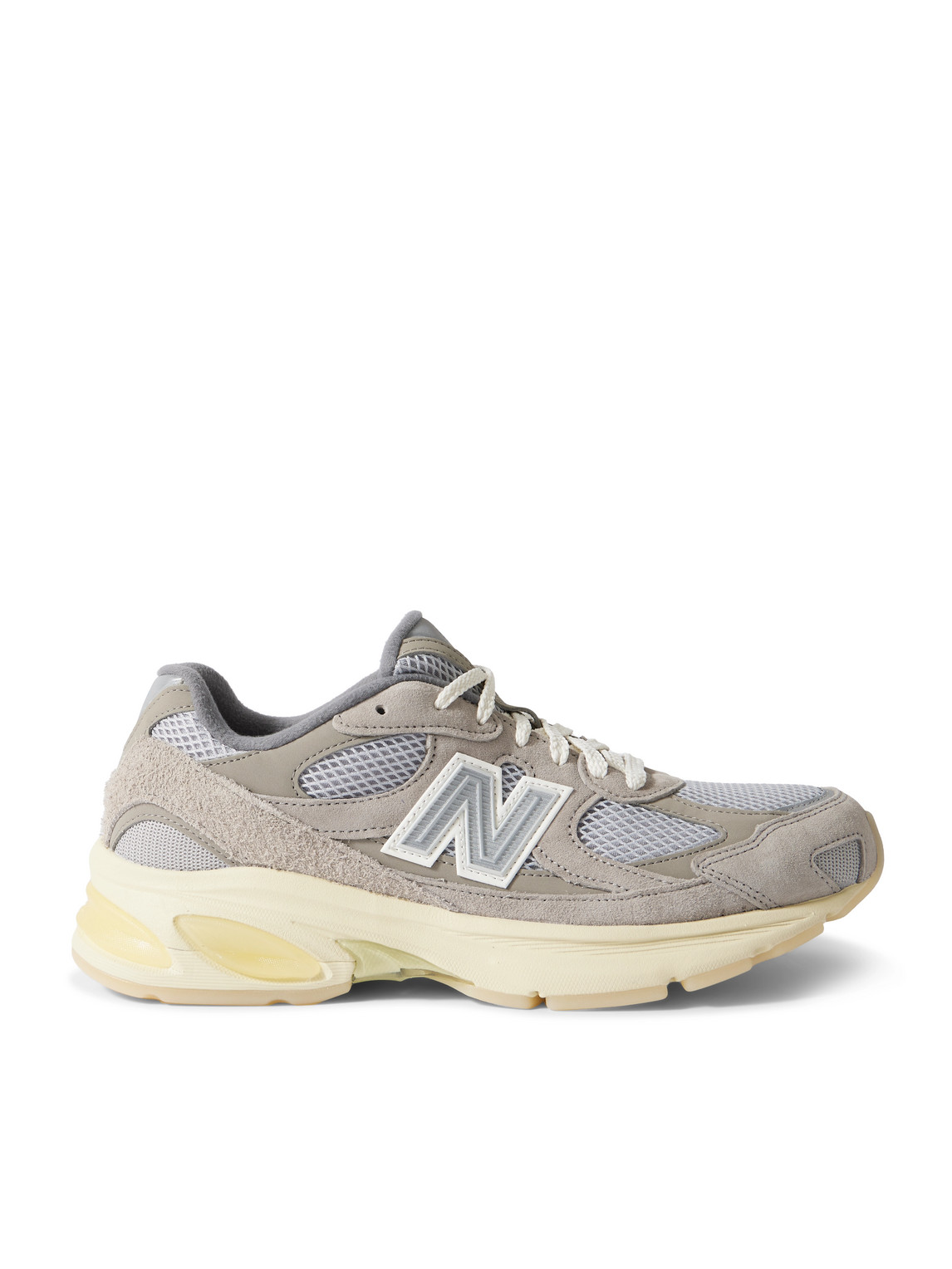 New Balance - Grey Day 2010 suede, leather and mesh sneakers - Men - Gray - UK 6.5 von New Balance