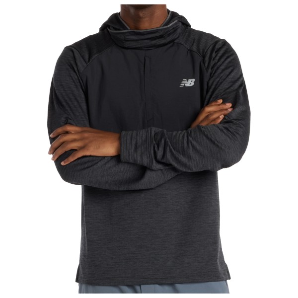 New Balance - Heat Grid Balaclava Hoodie - Laufjacke Gr M schwarz von New Balance