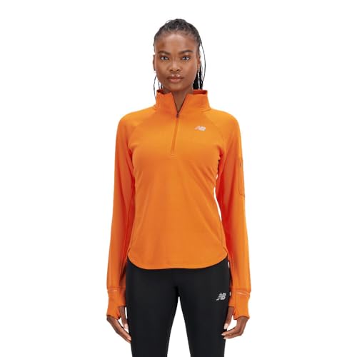 New Balance Heat Grid Half Zip Damen Laufshirt Gr. L von New Balance