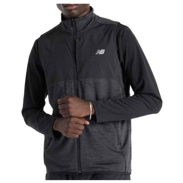 New Balance - Heat Grid Vest - Laufweste Gr L schwarz von New Balance