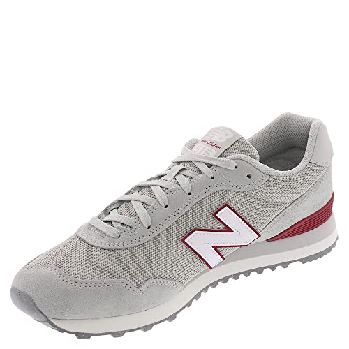 New Balance Herren 515 V3 Sneaker, Brighton Grau/Weiß/Purpurrot, 46.5 EU von New Balance