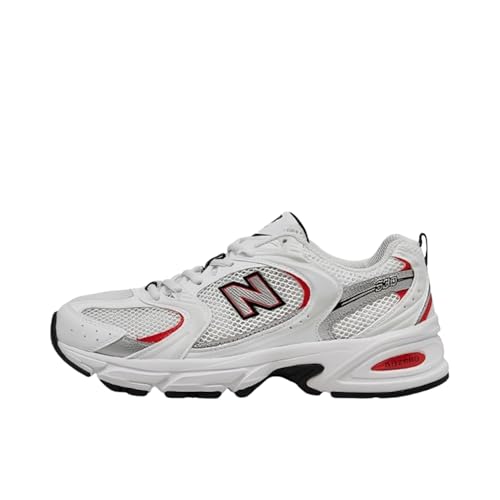 New Balance Herren 530 Sneaker, Weiß/Blast Red, 37.5 EU New Balance Herren 530 Sneaker, Weiß/Blast Red, 37.5 EU von New Balance