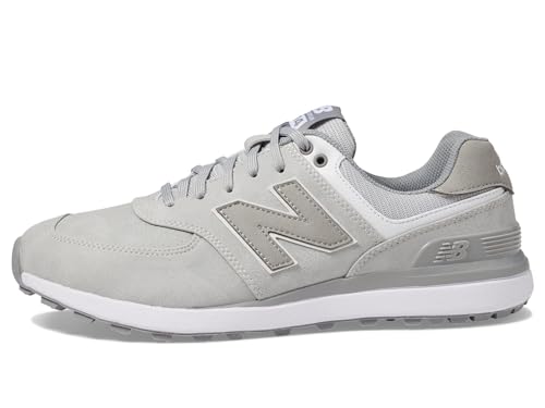 New Balance Herren 574 Greens V2 Golfschuh, Hellgrau, 40 EU Weit von New Balance