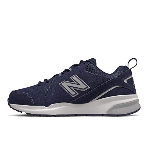 New Balance Herren 608v5 Casual Comfort Crosstrainer, Pigment/Gunmetal/Silber Metallic, 45 EU X-Weit von New Balance