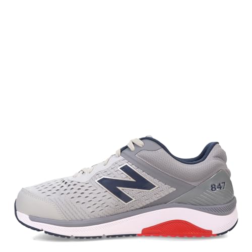 New Balance Herren 847v4 Walking-Schuh, Silver Mink/Gunmetal, 48 EU von New Balance