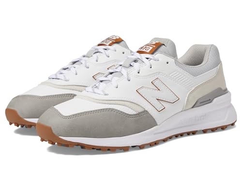 New Balance Herren 997 Golfschuhe, Weiß/Grau, 9.5 Wide New Balance Herren 997 Golfschuhe, Weiß/Grau, 9.5 Wide von New Balance