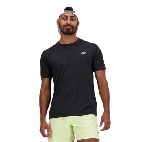 New Balance Herren Athletics T-Shirt, Schwarz, Mittel von New Balance