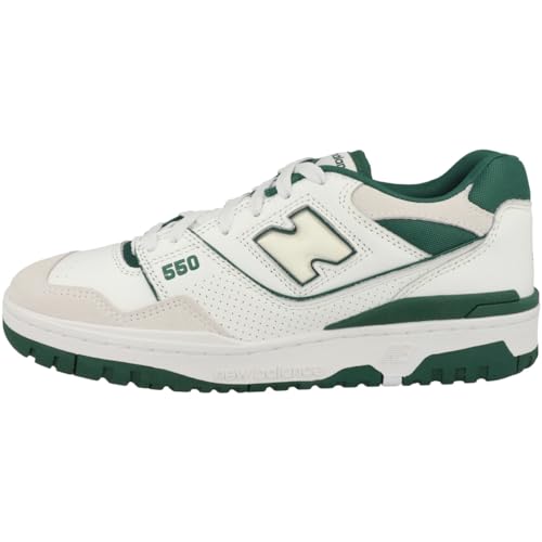 New Balance Herren BB550 Sneaker, Weiß/Weiß/Weiß, 50 EU von New Balance