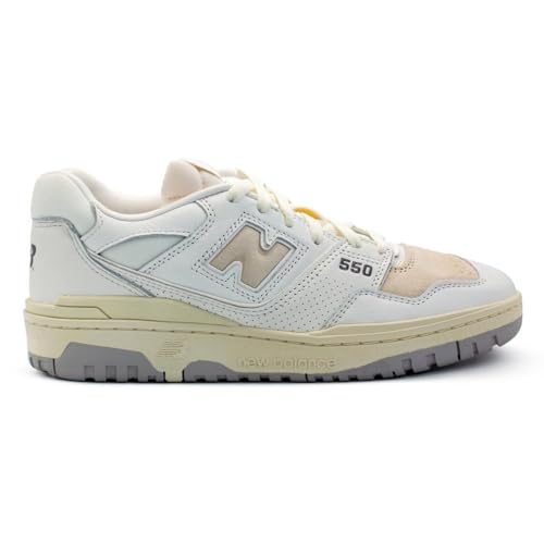 New Balance Herren BB550 Sneaker, Weißer Timberwolf, 42 EU von New Balance