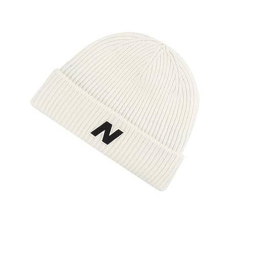 New Balance Herren Damen Unisex Winter Watchmans Block N Wool Beanie All Ages One Size Fits Most, Meersalz, One size von New Balance