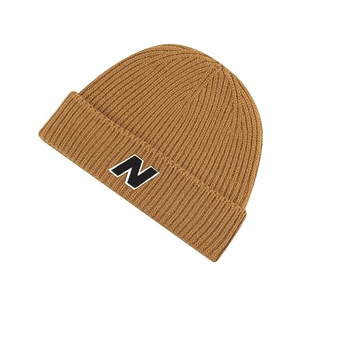 New Balance Herren Damen Unisex Winter Watchmans Block N Wool Beanie All Ages One Size Fits Most Tabak Brown One Size von New Balance