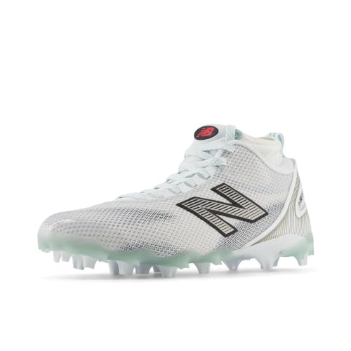 New Balance Herren Freezelx V5 Lacrosse Schuh, Weiß/Schwarz, 43 EU von New Balance