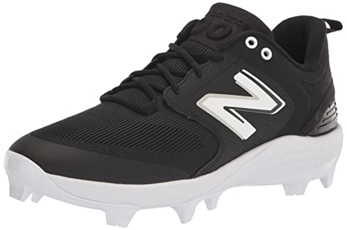 New Balance Herren Fresh Foam 3000 V6 geformter Baseballschuh, Schwarz/Wei , 16 von New Balance