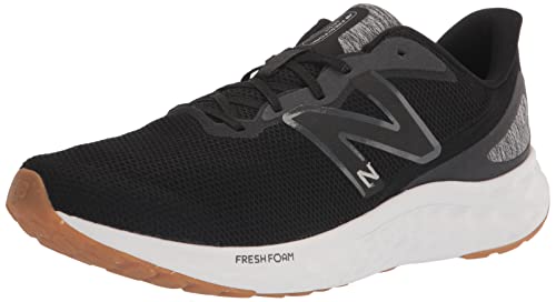 New Balance Herren Fresh Foam Arishi V4 Laufschuh, Black/Silver Metallic/Gum 2, 42.5 EU X-Weit von New Balance