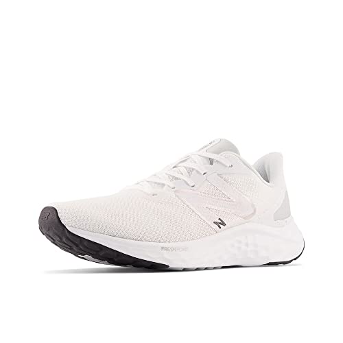 New Balance Herren Fresh Foam Arishi V4 Laufschuh, White/Light Aluminum/Silver Metallic, 49 EU von New Balance