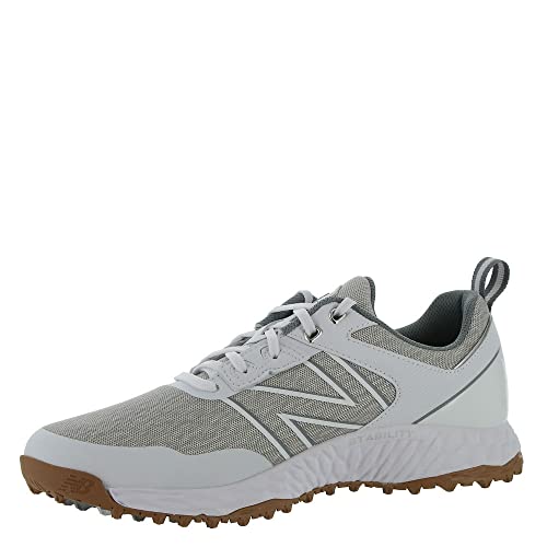 New Balance Herren Fresh Foam Contend Golfschuh, Weiß, 46.5 EU Weit von New Balance