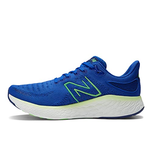 New Balance Herren Fresh Foam X 1080 V12 Laufschuh, Infinity Blau/Grüner Apfel, 47.5 EU von New Balance