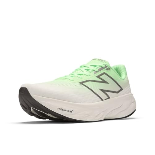 New Balance Men's Fresh Foam X 1080 V14 Running Shoe, Electric Jade/Reflection/Dark Silver Metallic, 44 EU von New Balance