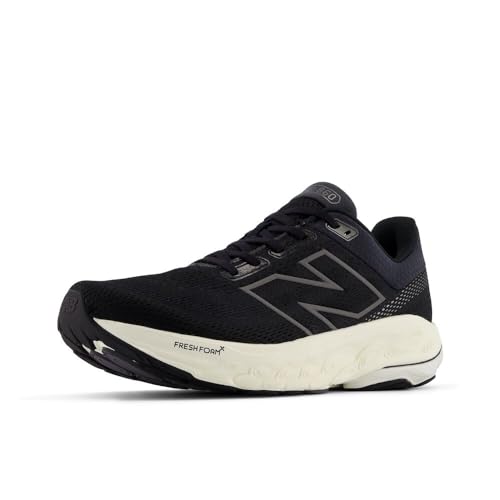 New Balance Herren Fresh Foam X 860 V14 Laufschuh, Schwarz/Phantom/Meersalz, 42 EU X-Weit von New Balance