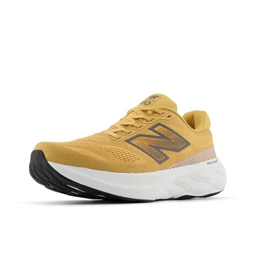 New Balance Men's Fresh Foam X 880 V15 Running Shoe, Dried Apricot/White/Marmalade, 14 Wide von New Balance