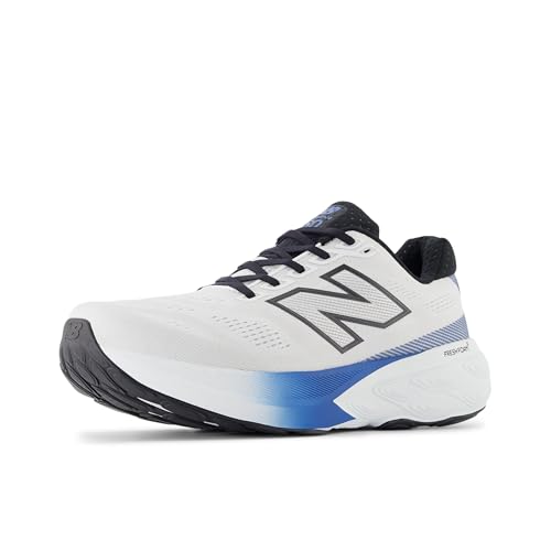 New Balance Herren Fresh Foam X 880 V15 Laufschuh, Nb 103 Weiß/Blauer Achat/Schwarz, 10 Wide von New Balance