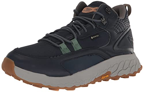 New Balance Herren Fresh Foam X Hierro V1 Mid-Cut Traillaufschuh, Natürliches Indigo/Eclipse/Jade, 46.5 EU X-Weit von New Balance