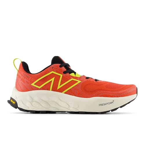 New Balance Herren Fresh Foam X Hierro V8 Traillaufschuh, Neo Flame/Tea Tree/Angora, 40 EU von New Balance