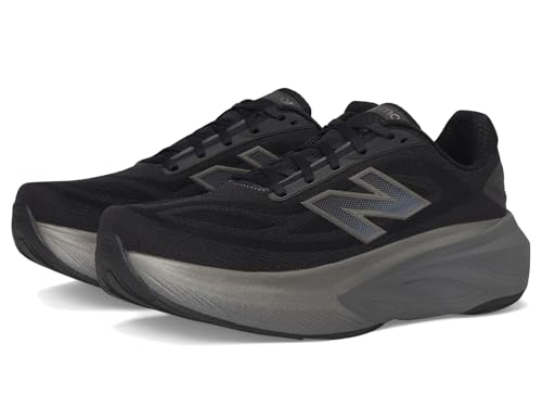 New Balance Herren Fresh Foam X More V6 Running Shoe, Schwarz/Castlerock/Black Metallic, 47 EU von New Balance