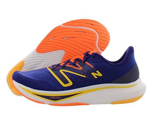 New Balance Herren FuelCell Rebel V3 Laufschuh, Victory Blue/Vibrant Apricot, 44 EU von New Balance