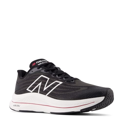 New Balance Herren FuelCell Walker Elite V1 Wanderschuh, Schwarz/Team Rot/Silber, 9,5 X-Weit, Schwarz/Teamrot/Silber, 43 EU X-Weit von New Balance